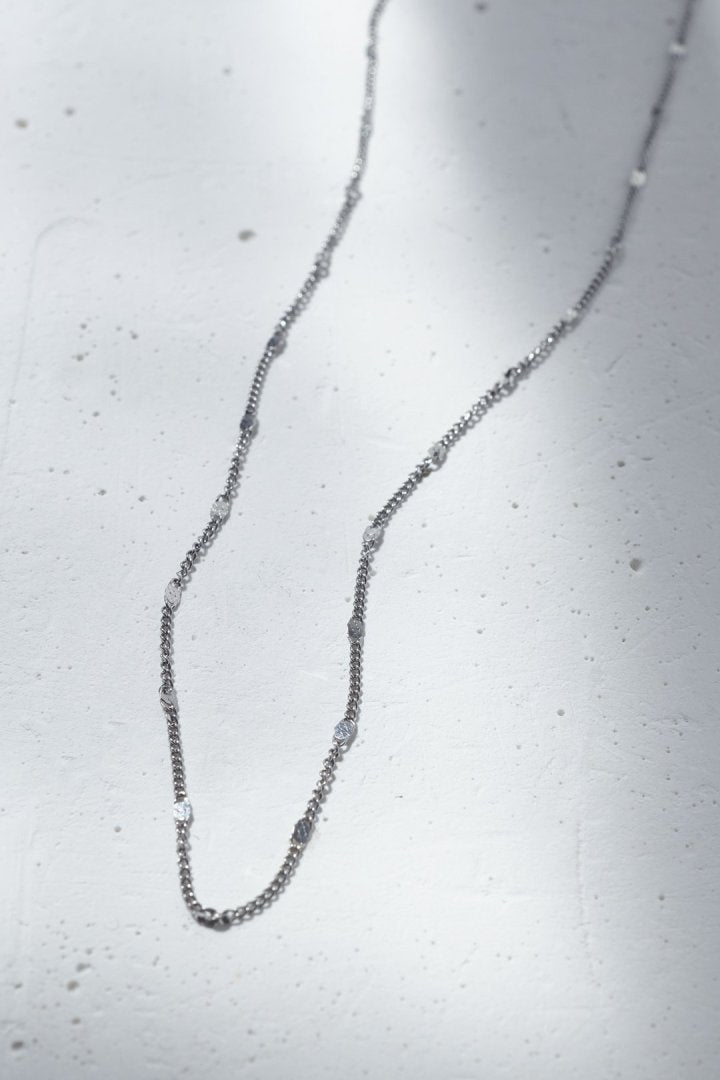 ドット チェーン ステンレス ネックレス