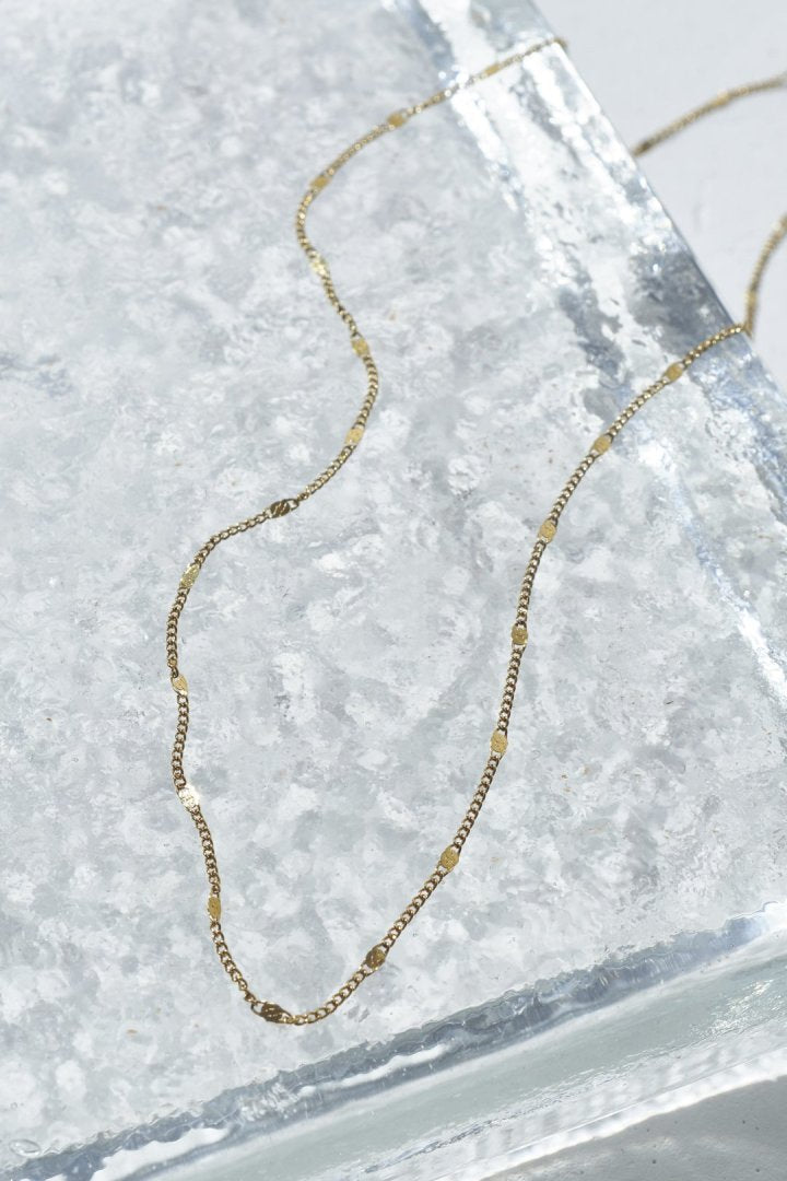 ドット チェーン ステンレス ネックレス