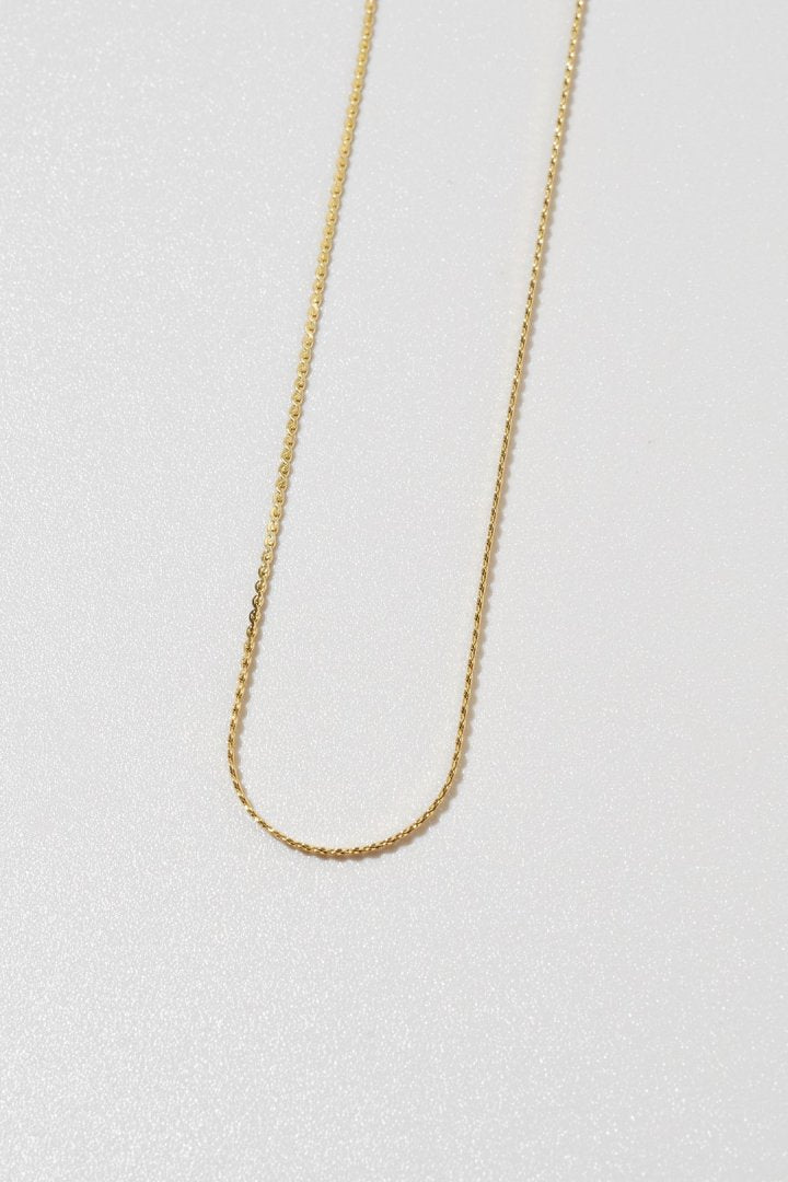 スリム チェーン ステンレス ネックレス