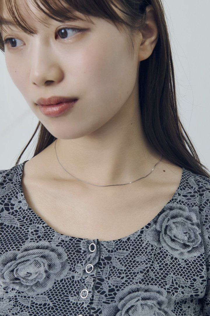 スリム チェーン ステンレス ネックレス