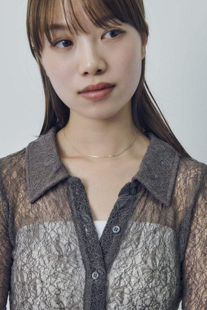 スリム チェーン ステンレス ネックレス