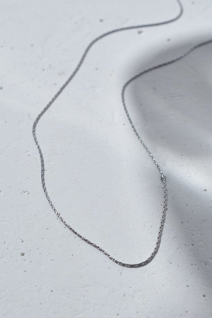 スリム チェーン ステンレス ネックレス