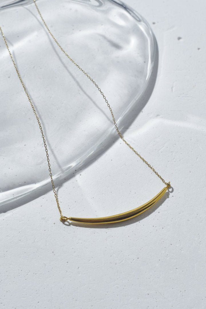 アーチ バー ステンレス ネックレス