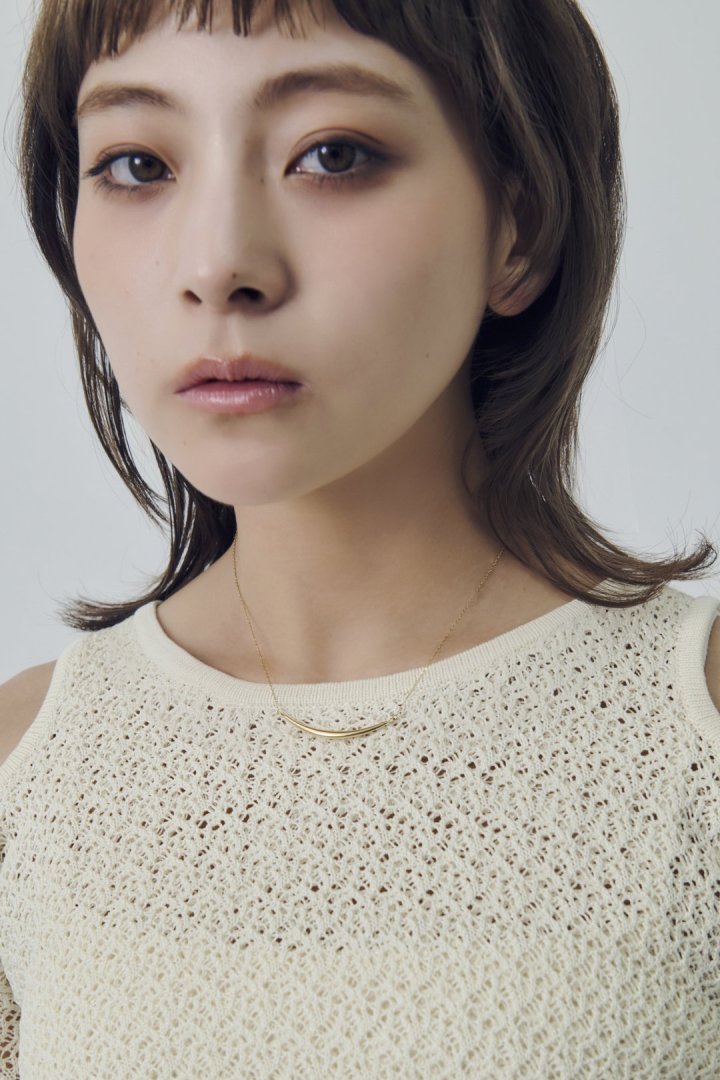 アーチ バー ステンレス ネックレス