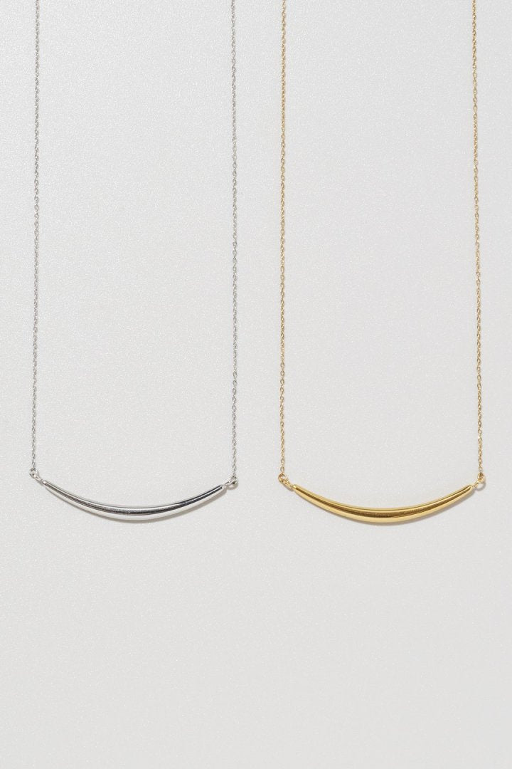 アーチ バー ステンレス ネックレス