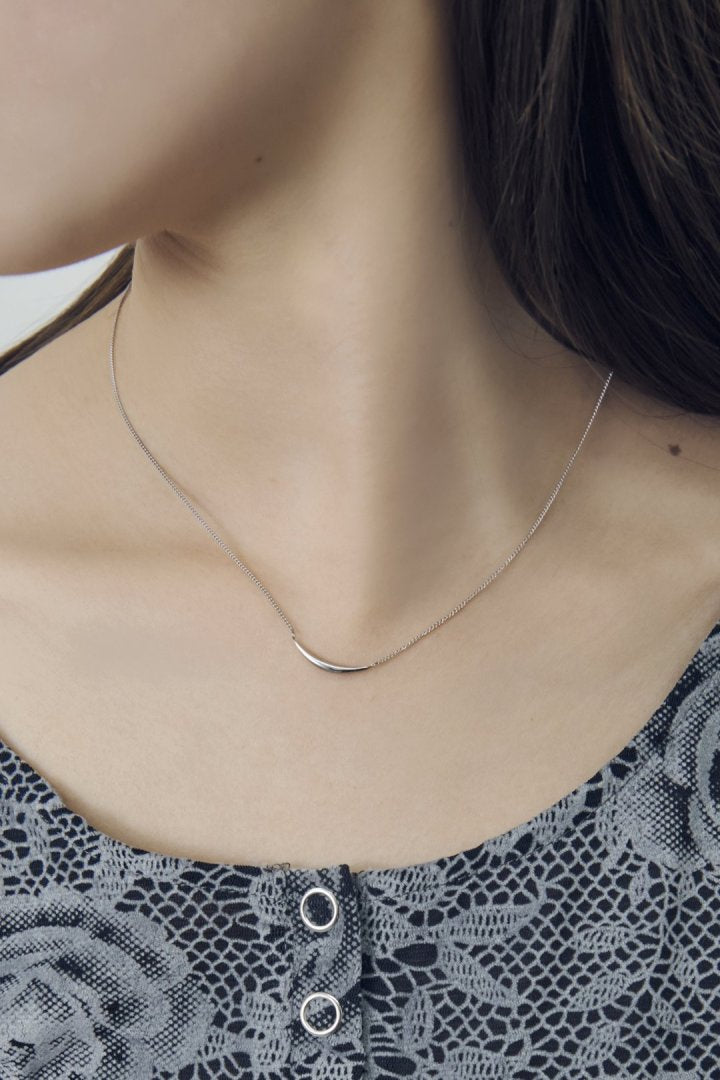ミニ アーチ バー ステンレス ネックレス