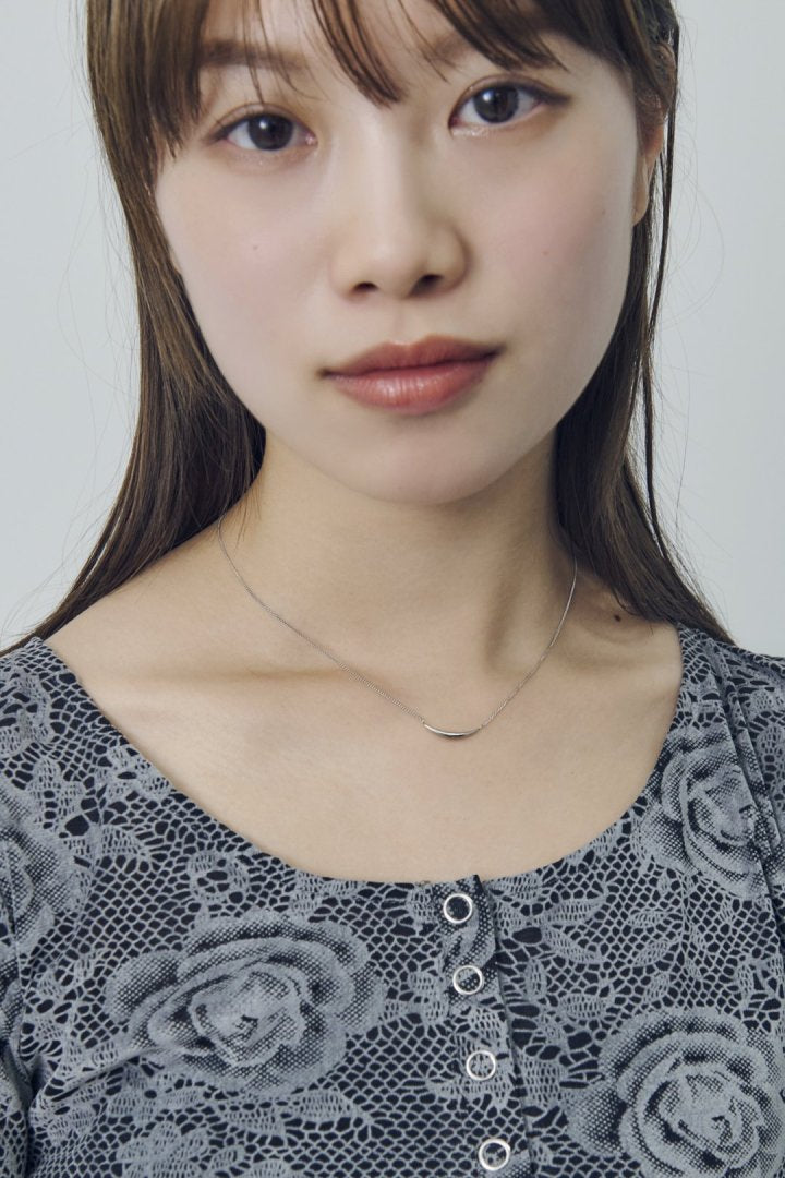 ミニ アーチ バー ステンレス ネックレス