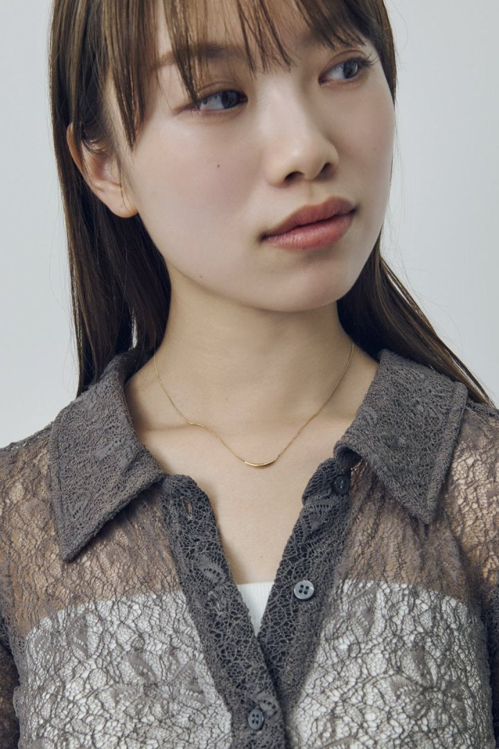 ミニ アーチ バー ステンレス ネックレス