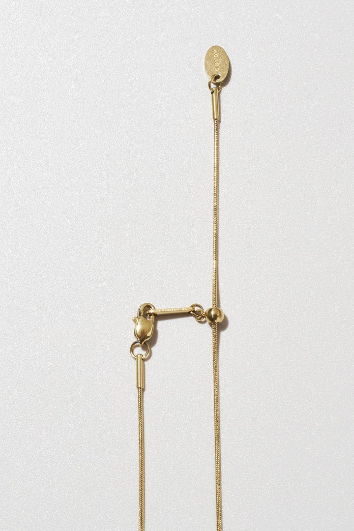 ドロップ ロング ステンレス ネックレス