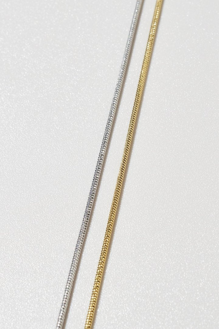 ドロップ ロング ステンレス ネックレス