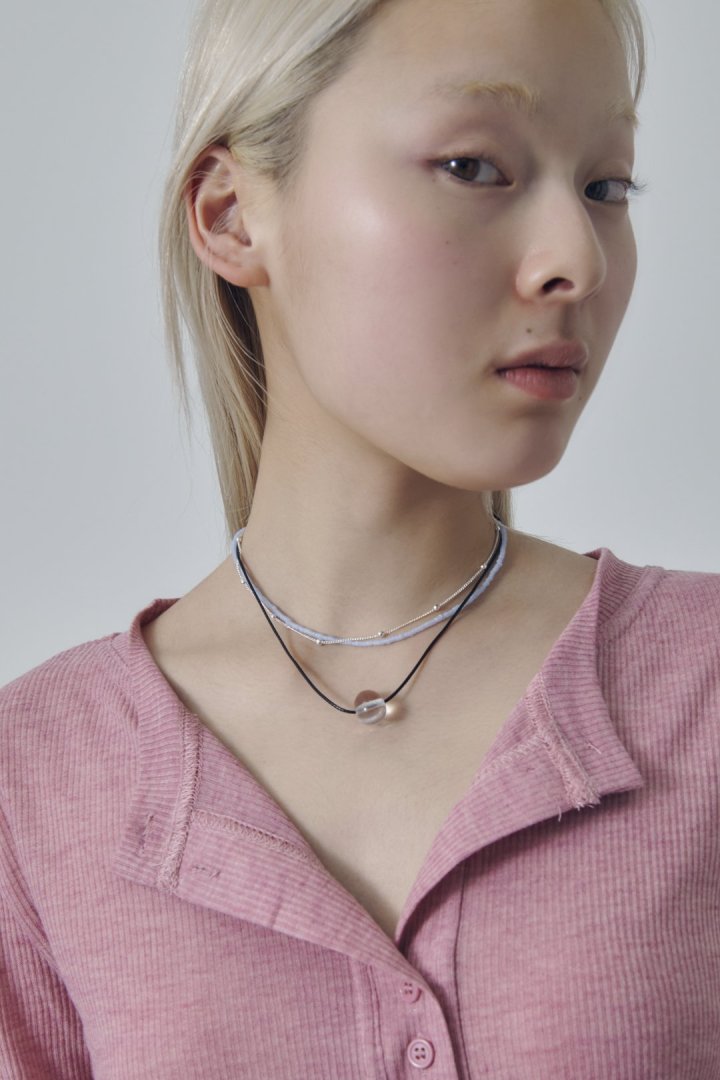 ブラック スレッド レイヤード ビーズ チョーカー – GOLDY Onlinestore
