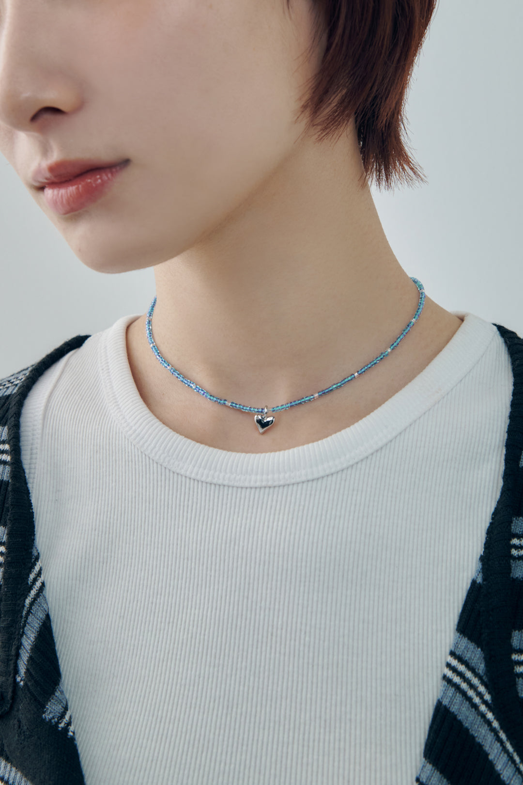 カラー ビーズ × ハート ネックレス – GOLDY Onlinestore