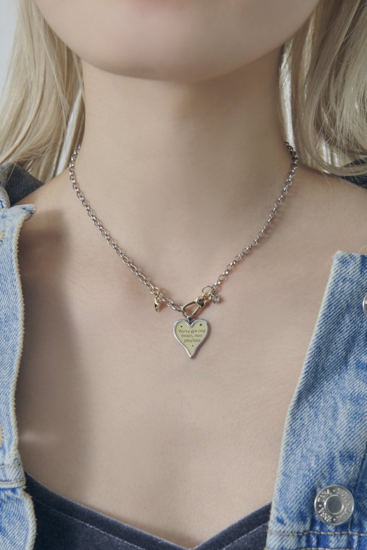 カラー ハート メッセージ ネックレス – GOLDY Onlinestore