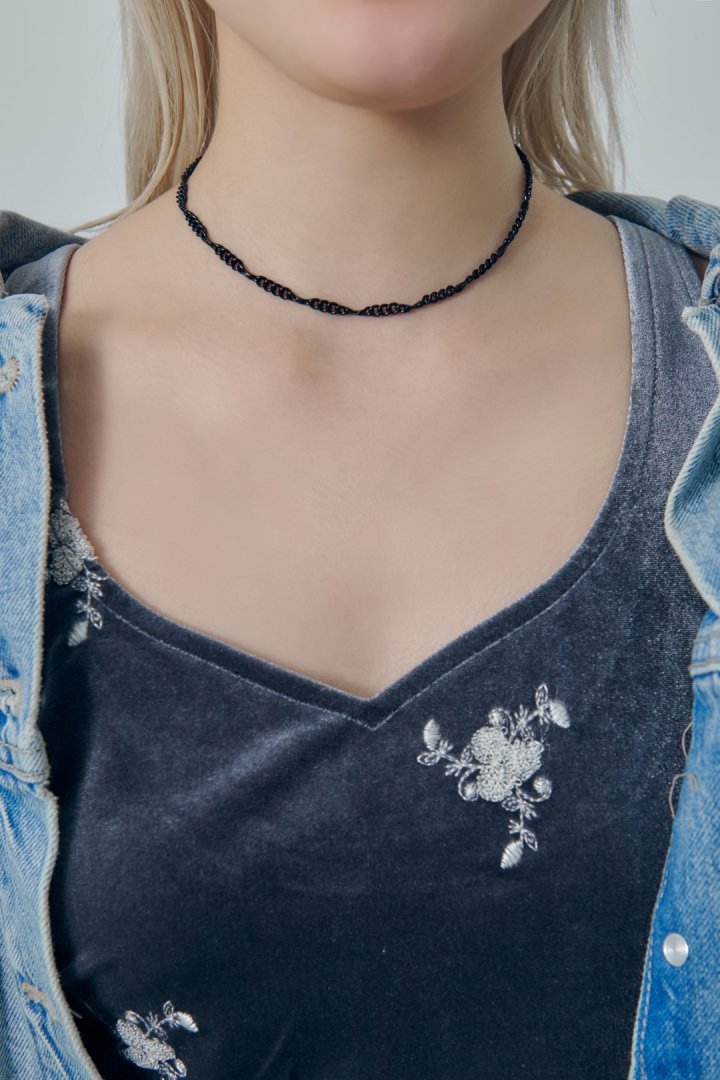 ツイスト チェーン チョーカー