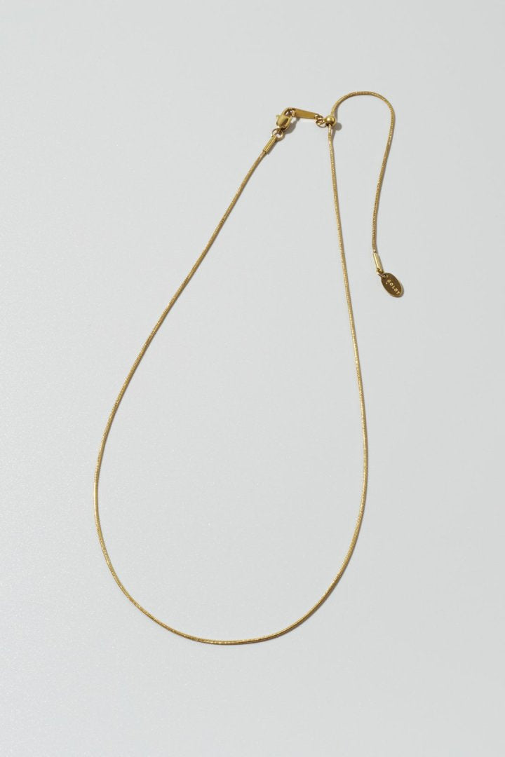 プランプ ドロップ ステンレス ネックレス