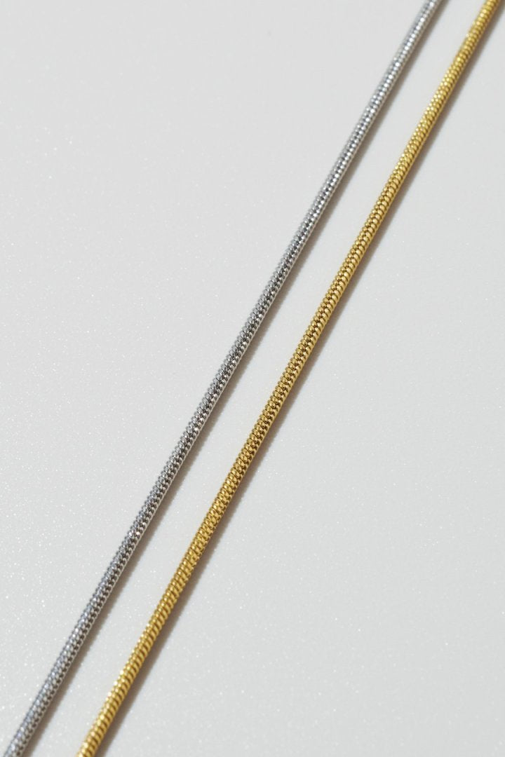 プランプ ドロップ ステンレス ネックレス