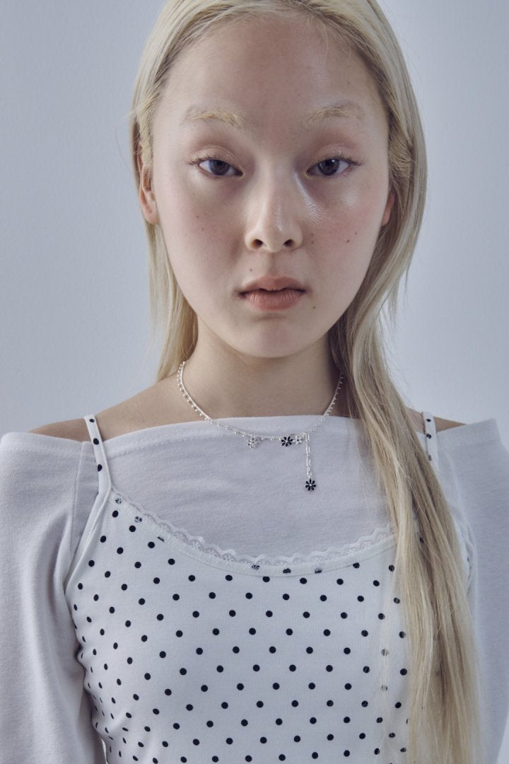 カラー ブルーム ネックレス