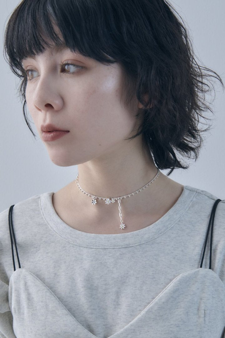 カラー ブルーム ネックレス