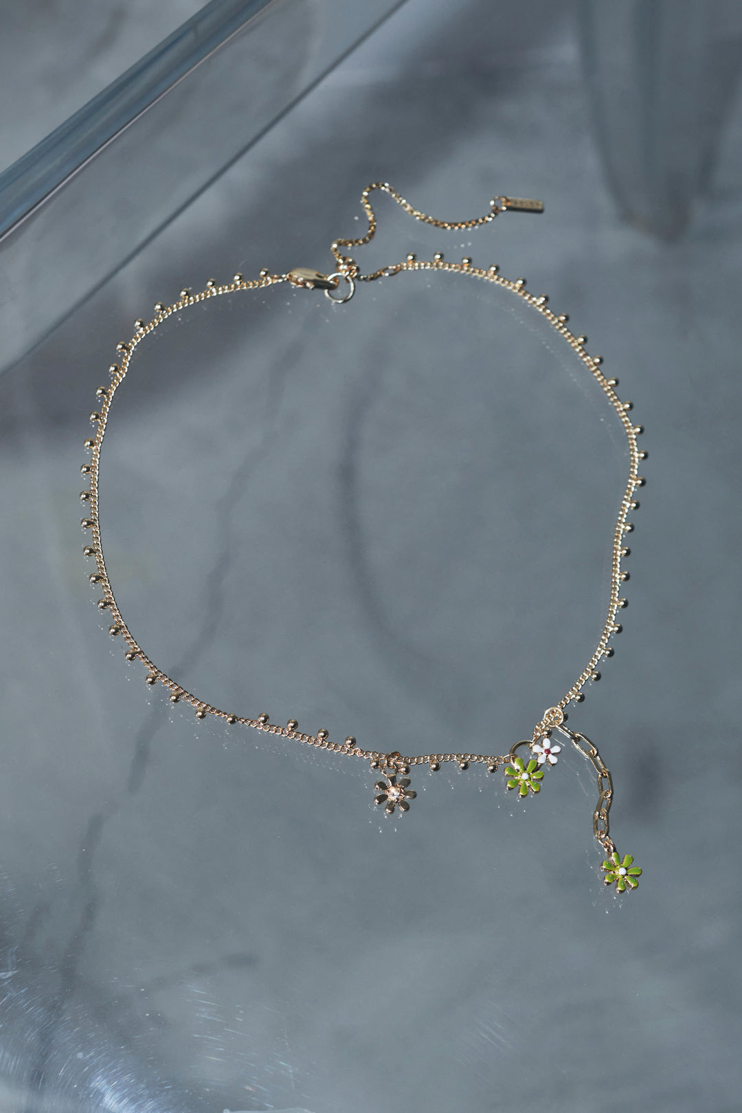 カラー ブルーム ネックレス