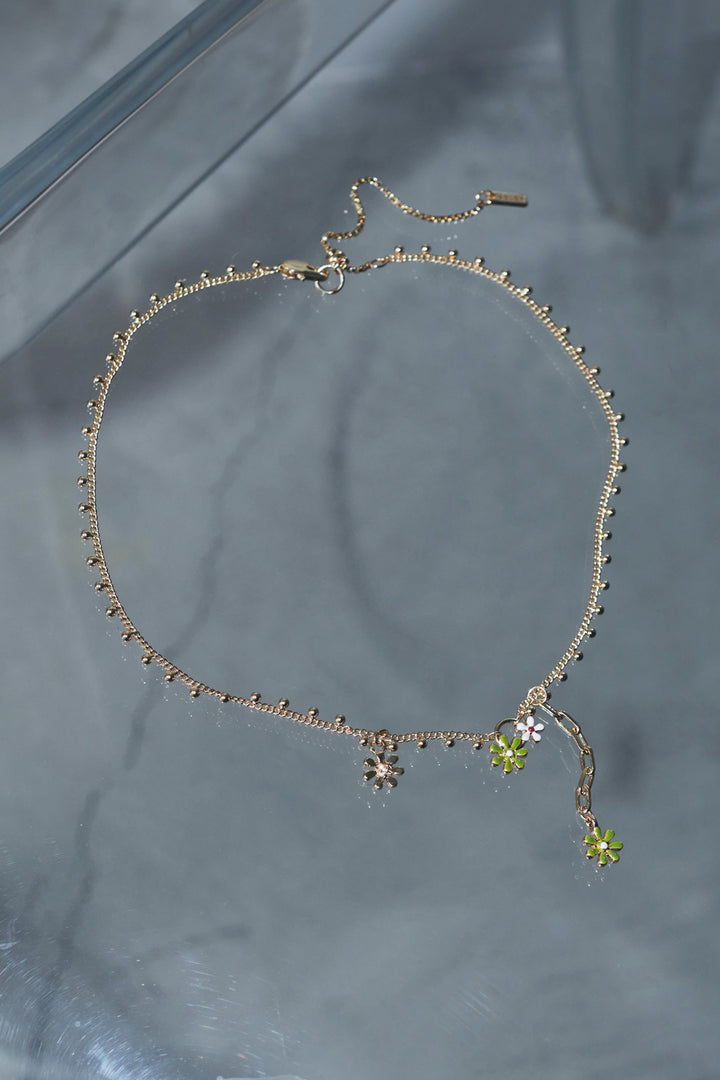 カラー ブルーム ネックレス