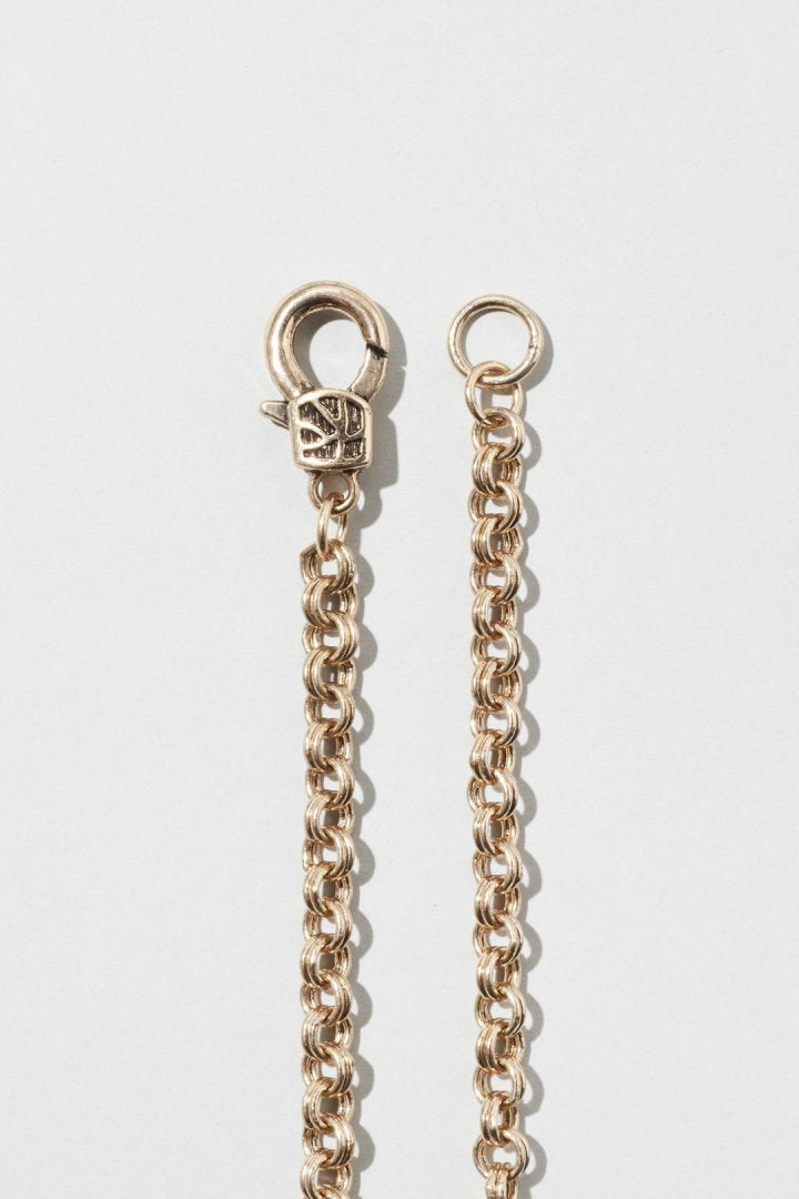 ヴィンテージ ハート エンベッド クロス ネックレス