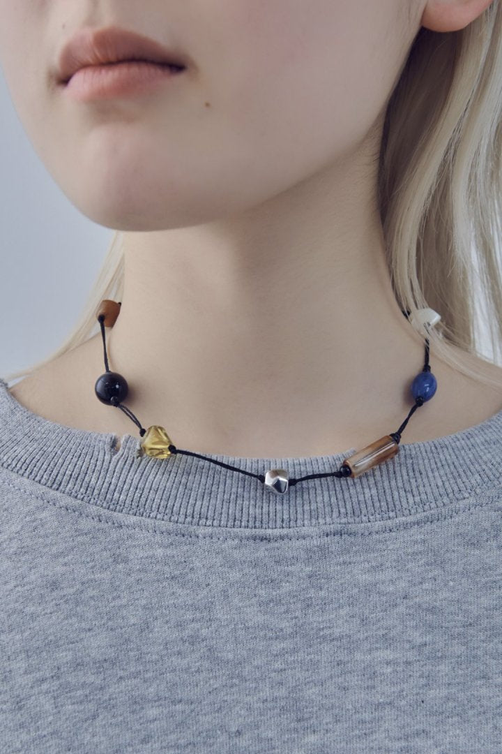 キャンディー ビーズ スレッド チョーカー