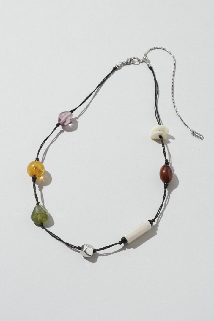 キャンディー ビーズ スレッド チョーカー