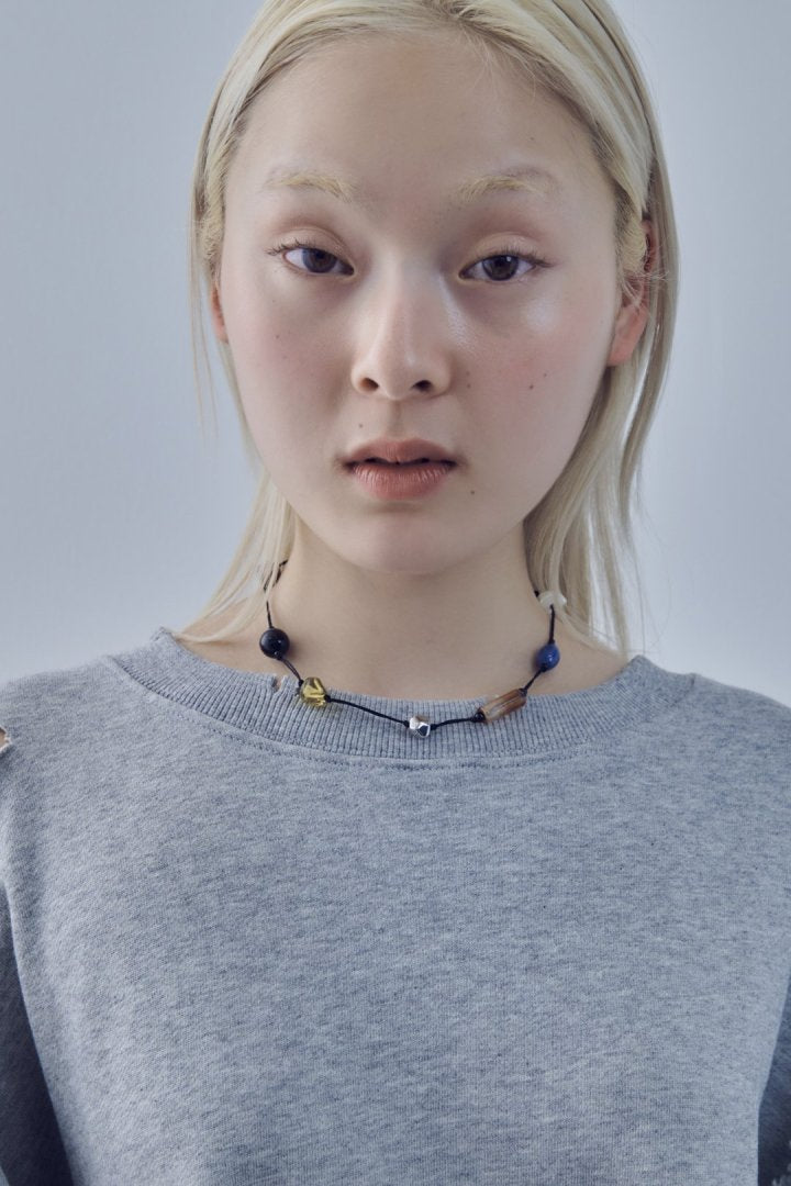 キャンディー ビーズ スレッド チョーカー