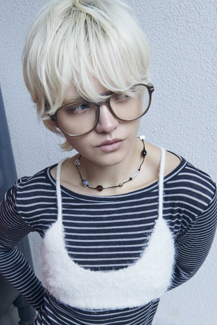 キャンディー ビーズ スレッド チョーカー