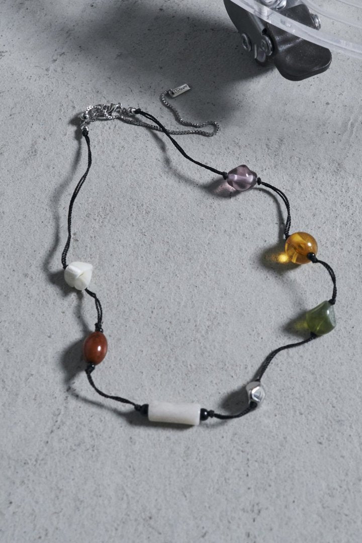 キャンディー ビーズ スレッド チョーカー