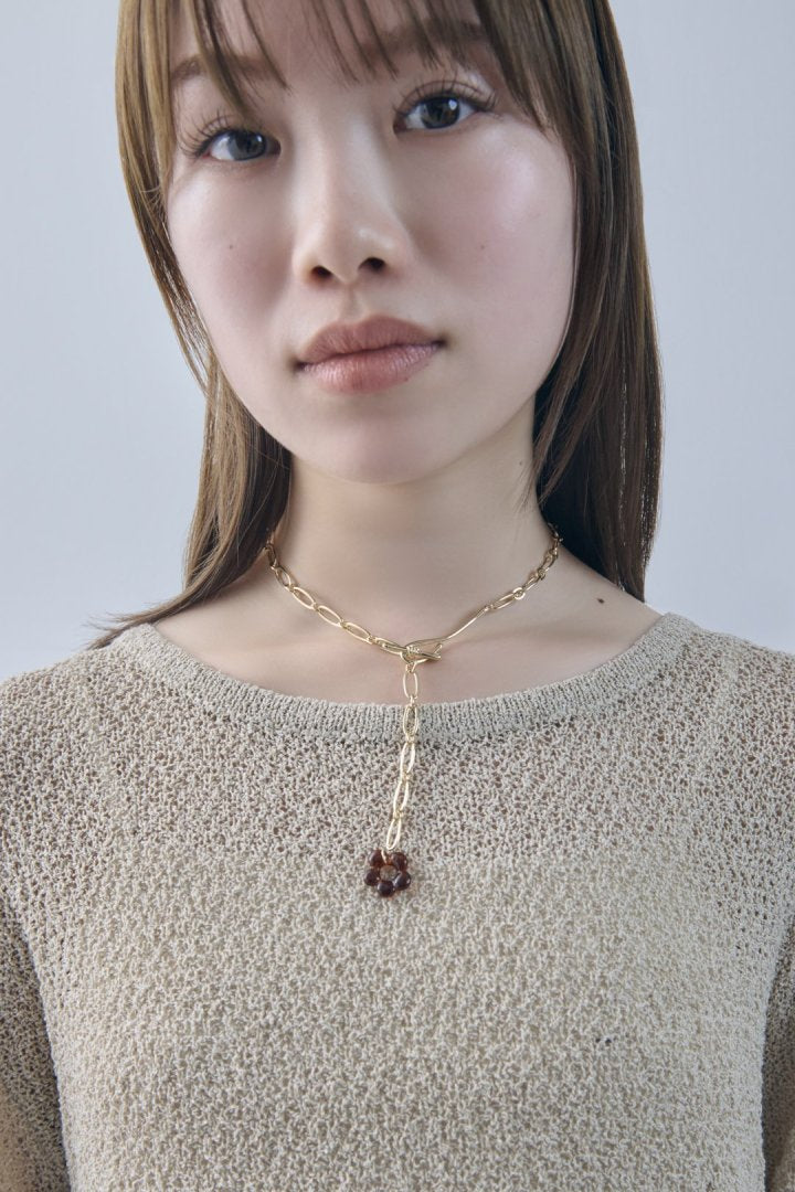 グラス フラワー チェーン ネックレス – GOLDY Onlinestore