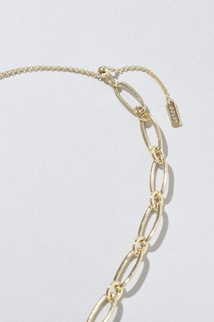 グラス フラワー チェーン ネックレス