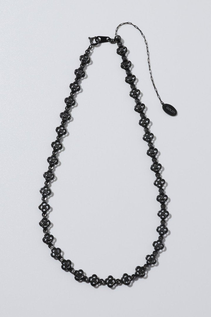 フラワー ライン ステンレス タトゥー チョーカー