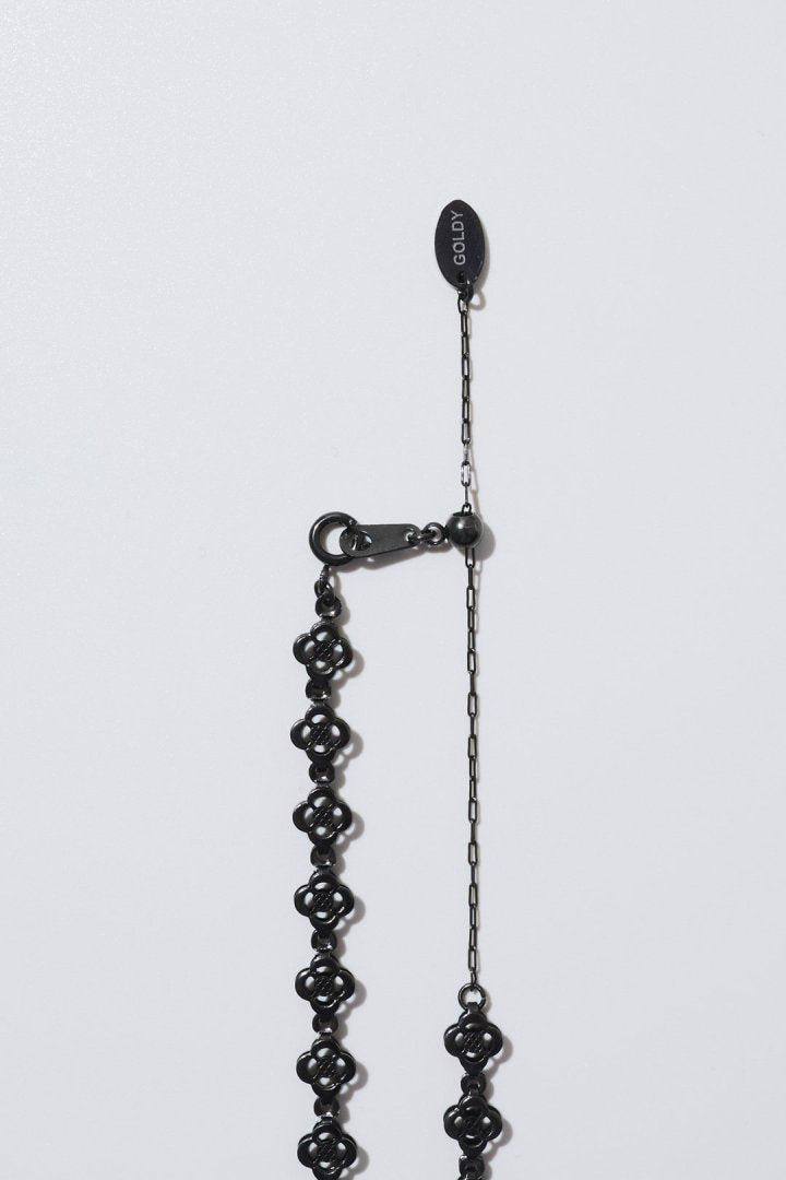 フラワー ライン ステンレス タトゥー チョーカー