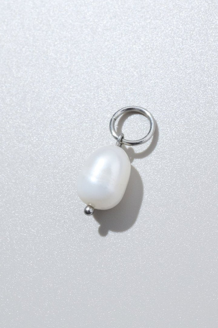 カラー ビーズ × パール ステンレス ネックレス