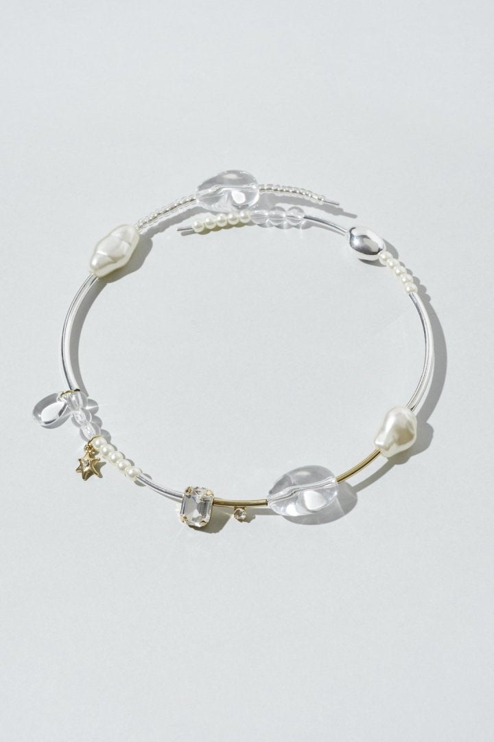 マルチ グロウ ビーズ ネックカフ