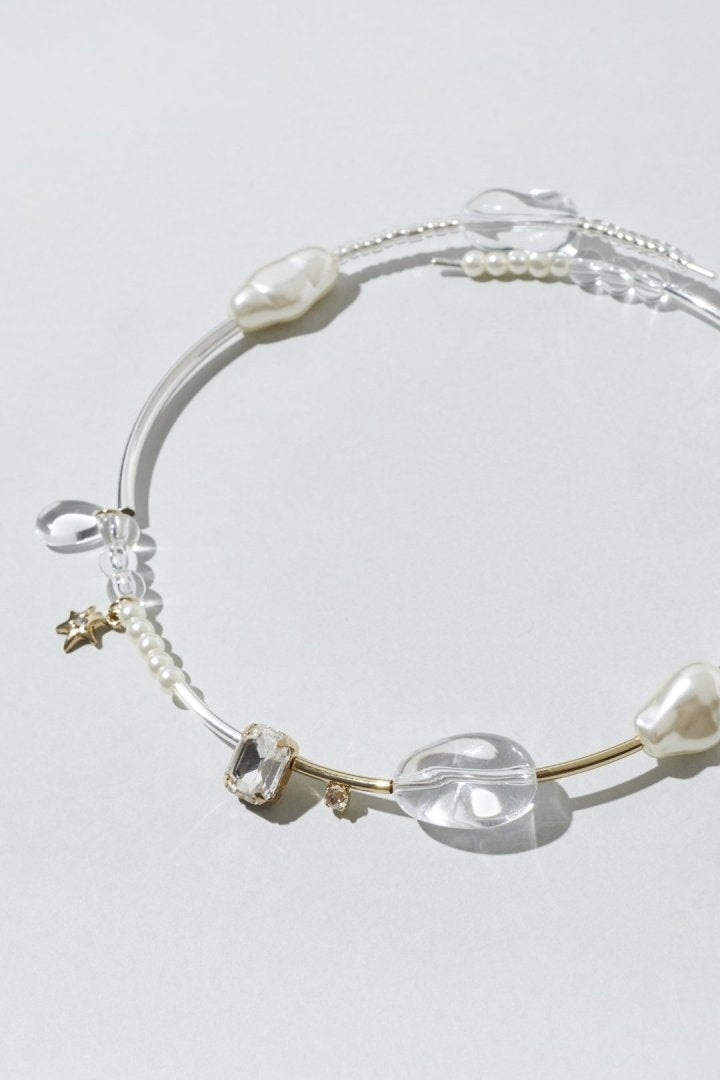 マルチ グロウ ビーズ ネックカフ