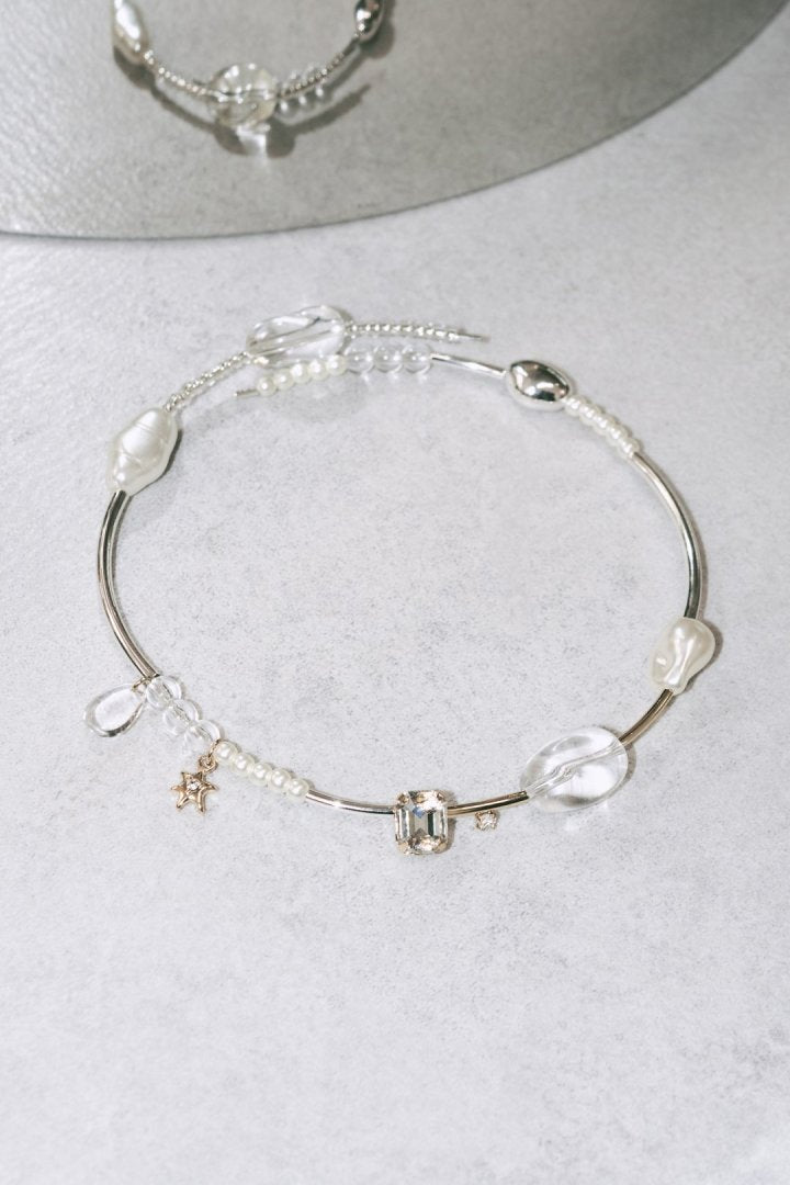 マルチ グロウ ビーズ ネックカフ