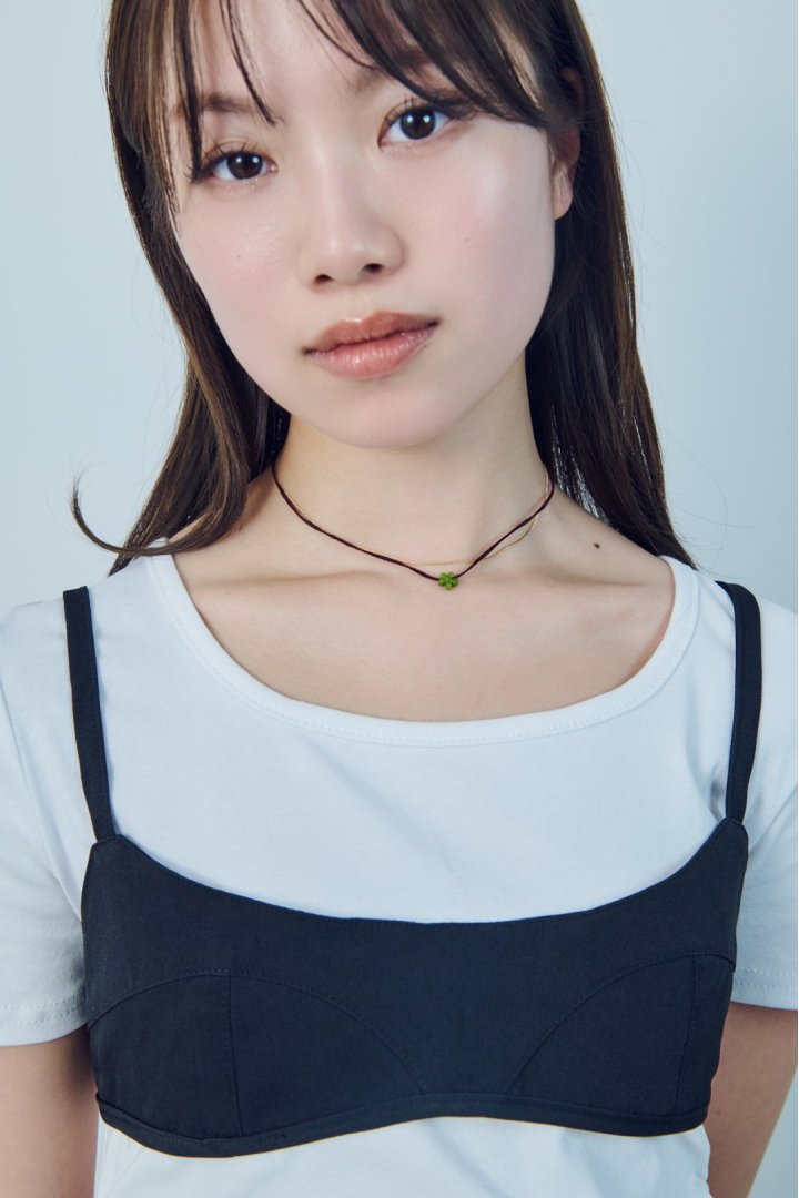 カラー コード × チェーン レイヤード ネックレス