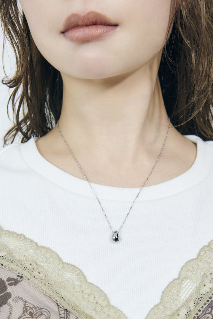 ニュアンス ドロップ スライド ステンレス ネックレス