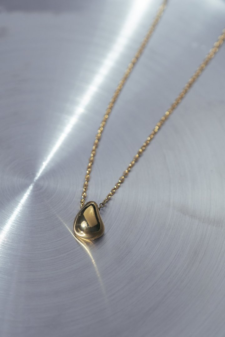 ニュアンス ドロップ スライド ステンレス ネックレス