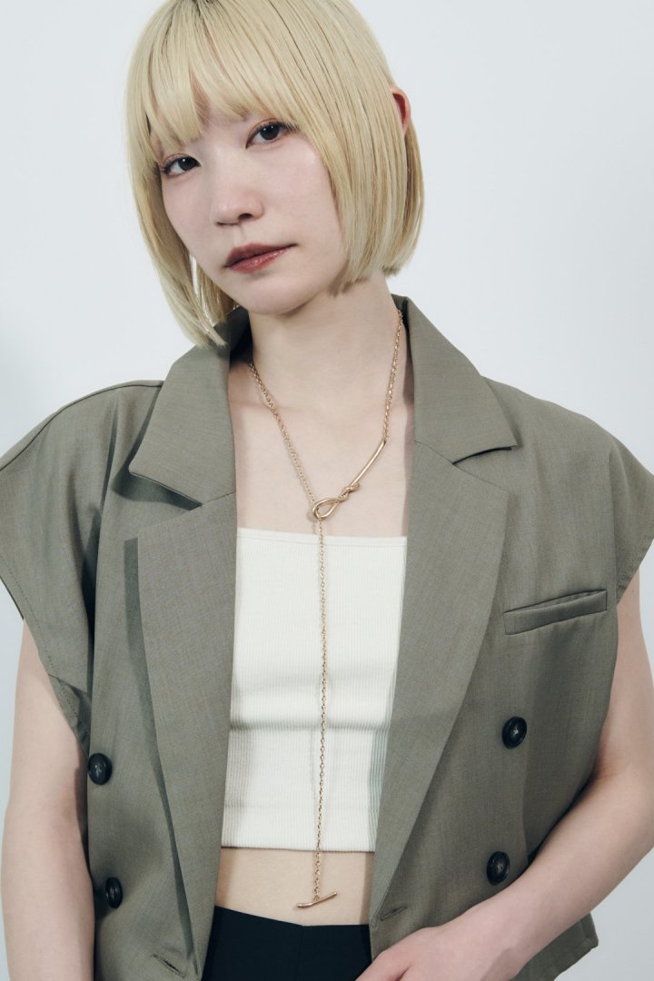ニュアンス マンテル ロング ネックレス