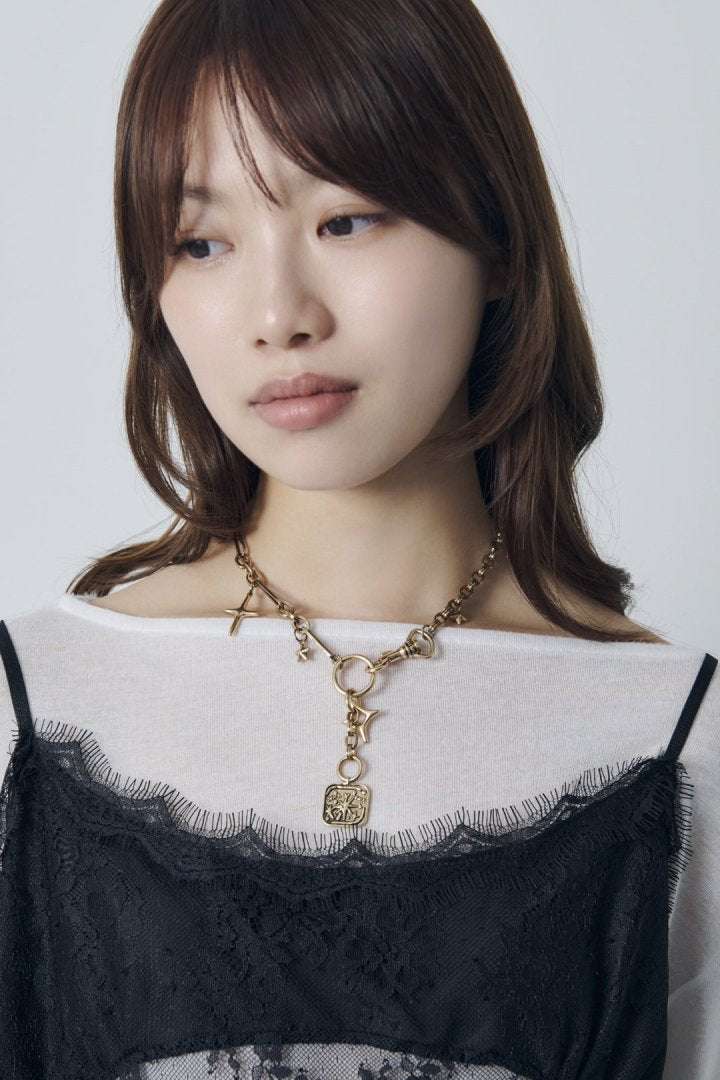 エングレイヴ ミックス チェーン ネックレス – GOLDY Onlinestore