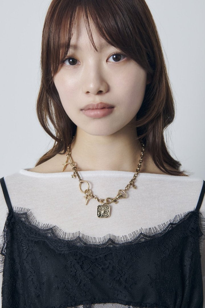 エングレイヴ ミックス チェーン ネックレス – GOLDY Onlinestore