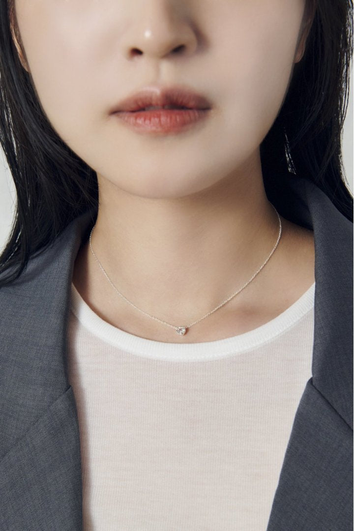 プチ キュービックジルコニア ネックレス