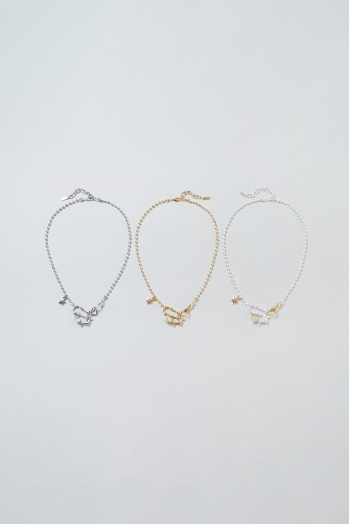 トイ チャーム × ボール チェーン ネックレス