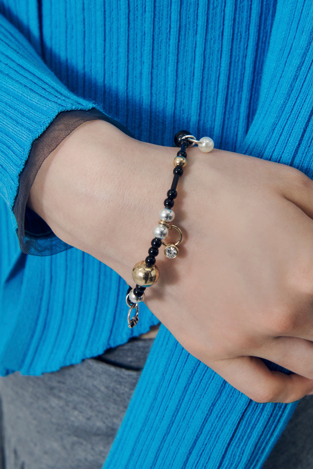 マルチ ビーズ バングル