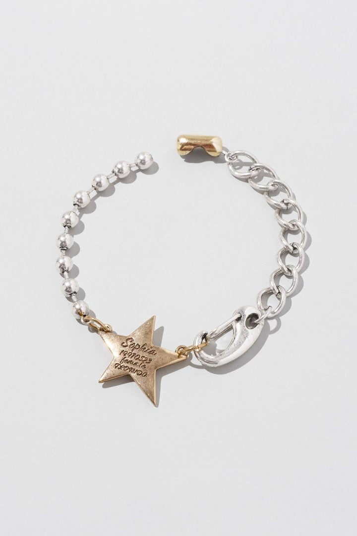 ソフィア スター ID プレート ブレスレット – GOLDY Onlinestore