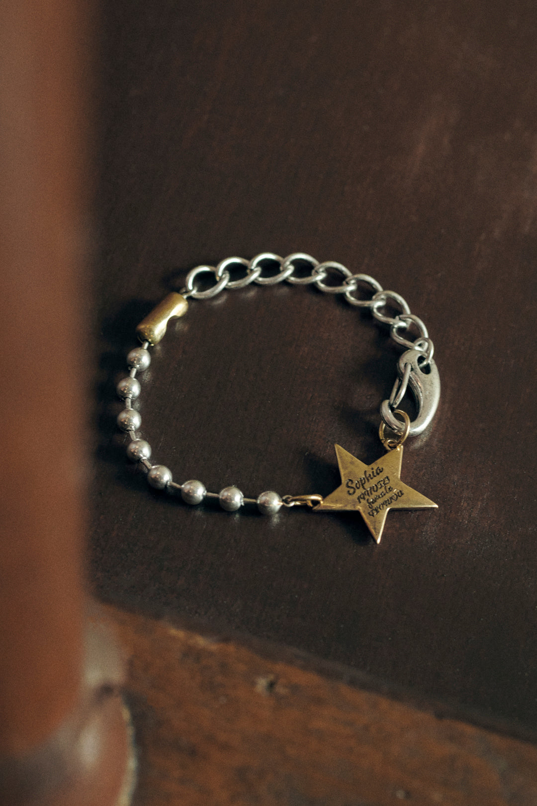 ソフィア スター ID プレート ブレスレット