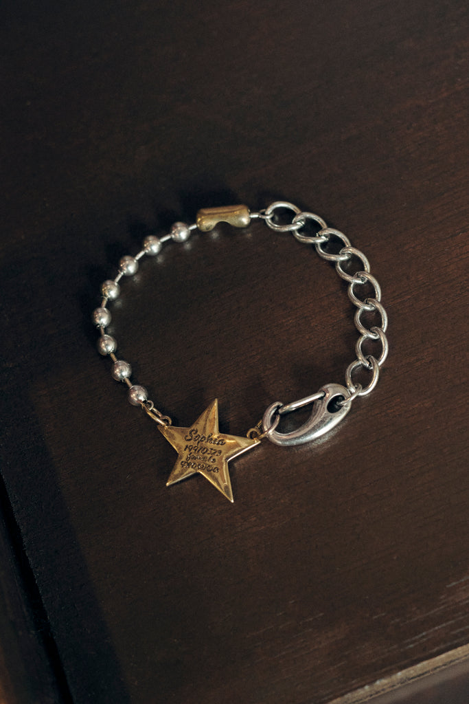 ソフィア スター ID プレート ブレスレット – GOLDY Onlinestore